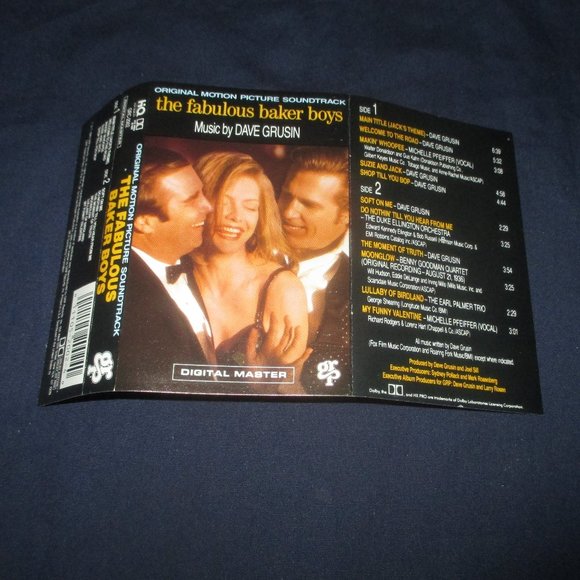 The Fabulous Baker Boys Soundtrack on cassette (GRP Records, 1989) - Picture 3 of 4
